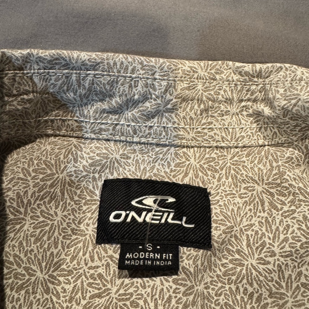 Men's Beige Patterned Shirt - Picture 2 of 7